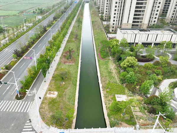 南京龍潭項目河道整治工程完工